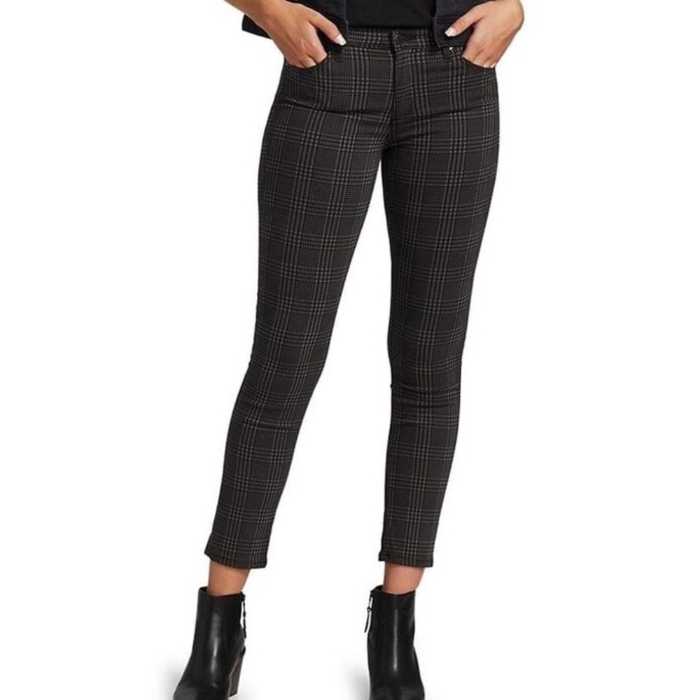 AG ADRIANO GOLDSCHMIED PRIMA ANKLE IN HOUNDSTOOTH PLAID FOLKSTONE SIZE 27 - Picture 3 of 15